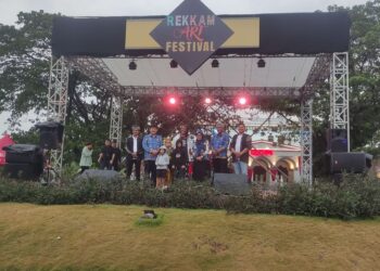 Pembukaan acara Rekkam Art Festival 2024 yang berlangsung di Alun-alun Kota Bogor.