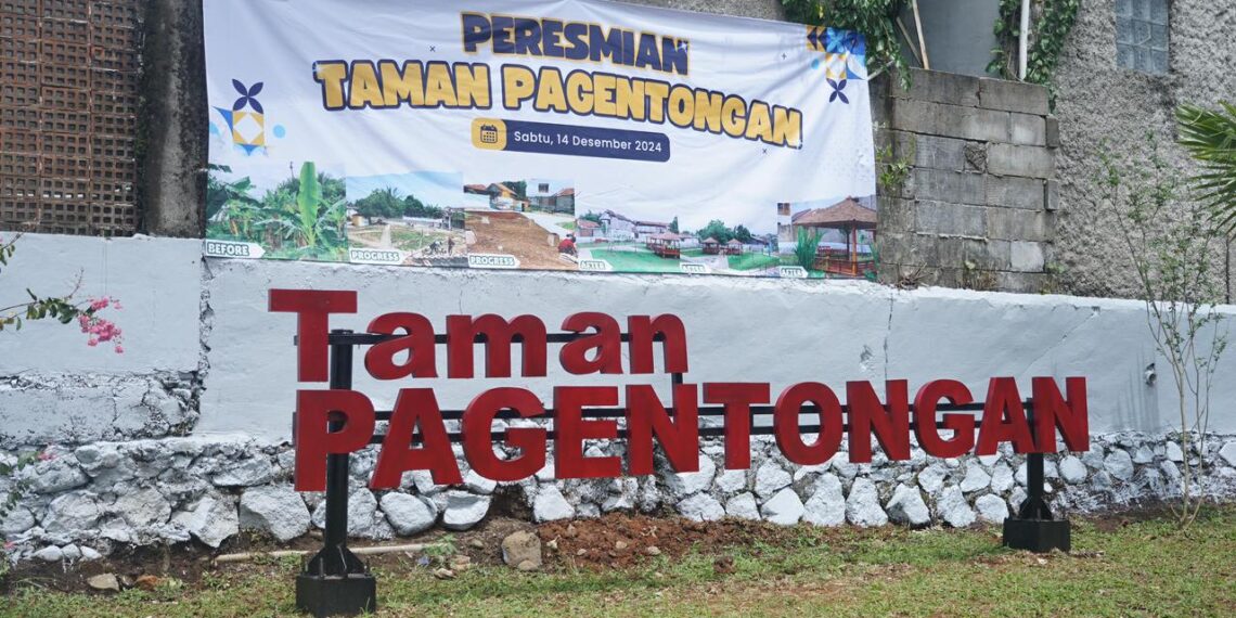 Tampak depan Taman Pagentongan, Kota Bogor. (Foto: Humas Pemkot Bogor)