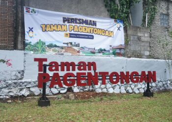 Tampak depan Taman Pagentongan, Kota Bogor. (Foto: Humas Pemkot Bogor)